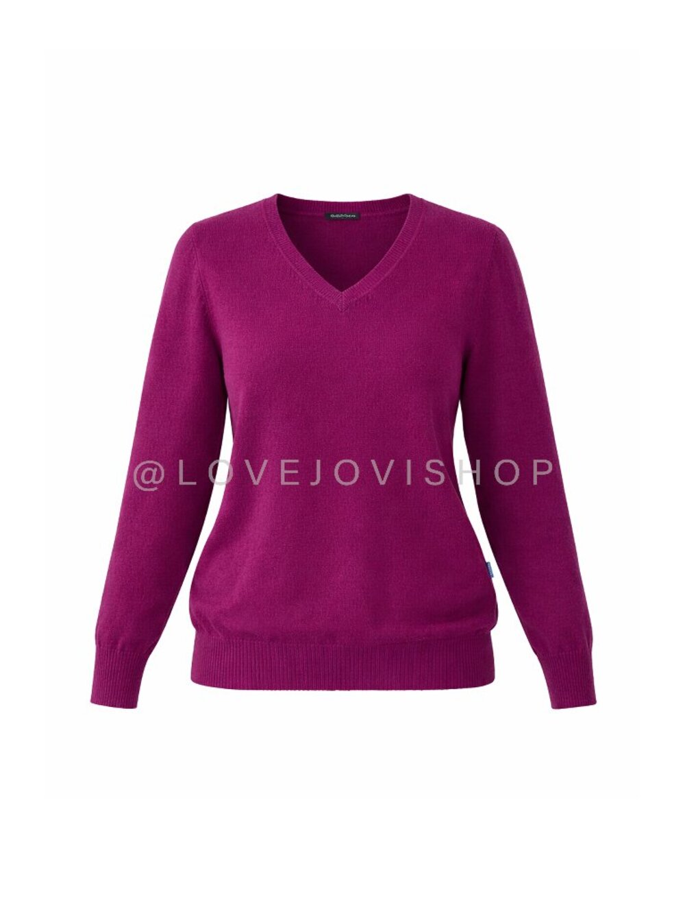 Sweater | Helmut Lang 100% Cashmere Knit Pullover Plum Raspberry XXL | Luxury